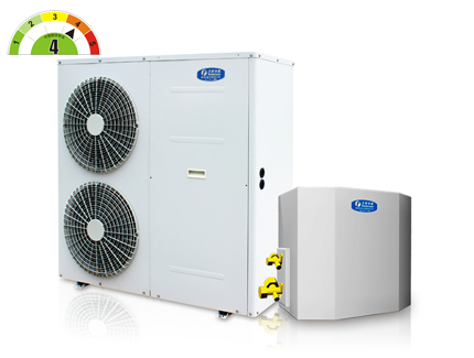 超低温循环加热型空气源热泵热水机KFXRS-16ⅠB 机组通过空气、水源等蓄热获取